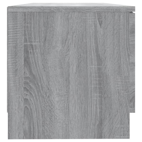 Tv-bänk grå sonoma 80x35x36,5 cm konstruerat trä