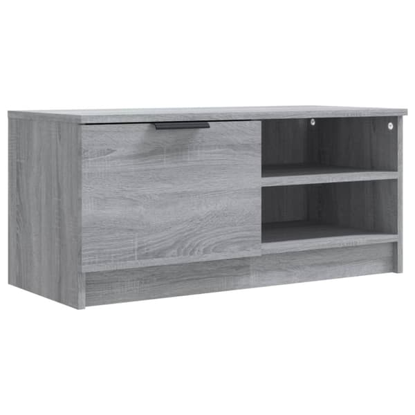 Tv-bänk grå sonoma 80x35x36,5 cm konstruerat trä
