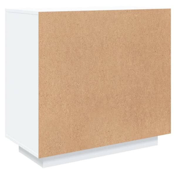 skænk 80x40x75 cm konstrueret træ hvid