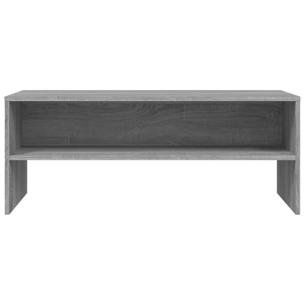 TV-bänk grå sonoma 100x40x40 cm konstruerat trä