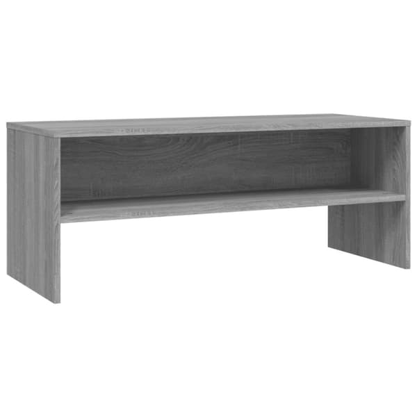 TV-bänk grå sonoma 100x40x40 cm konstruerat trä