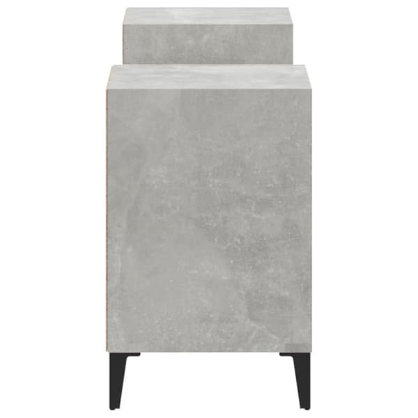 tv-bord 160x35x55 cm konstrueret træ betongrå