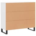 Pikkukuva 8 / 10: Senkki valkoinen 90x34x80 cm tekninen puu