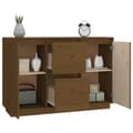Miniatyrbild 5 av 10: Skänk honungsbrun 111x34x75 cm massiv furu