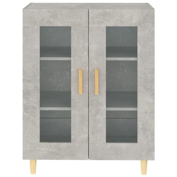 Skänk betonggrå 69,5x34x90 cm konstruerat trä