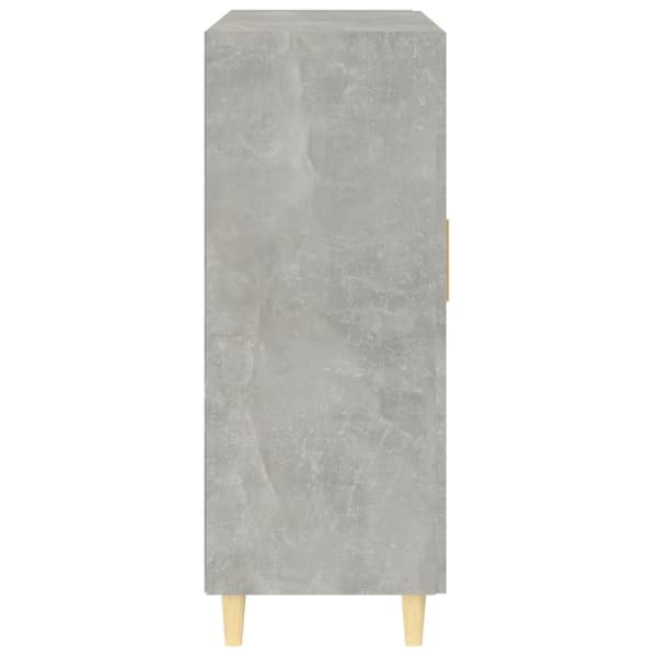 Skänk betonggrå 69,5x34x90 cm konstruerat trä
