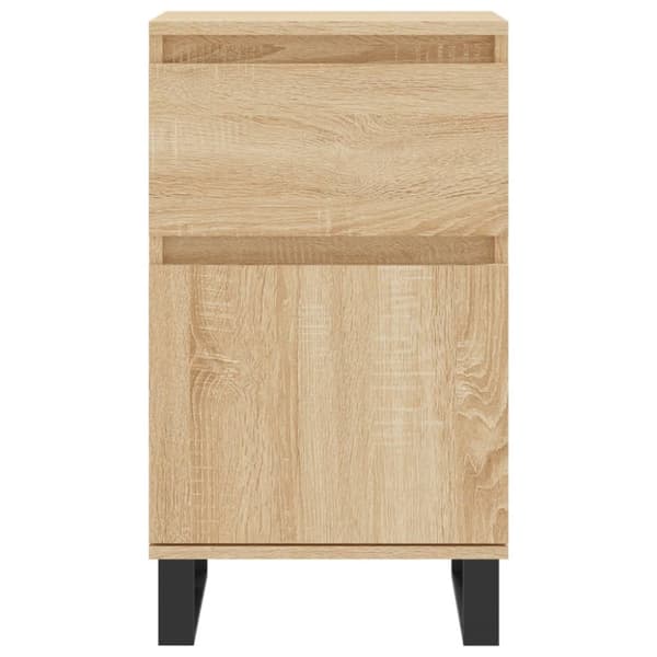 skænke 2 stk. 40x35x70 cm konstrueret træ sonoma-eg