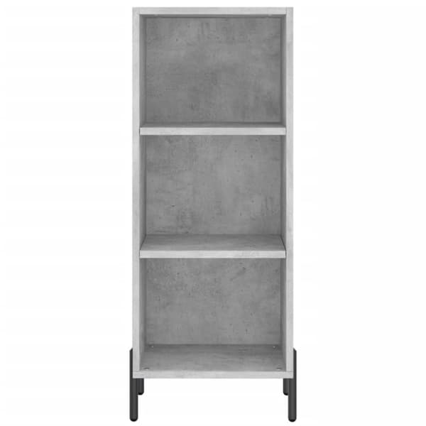 skænk 34,5x32,5x90 cm konstrueret træ betongrå