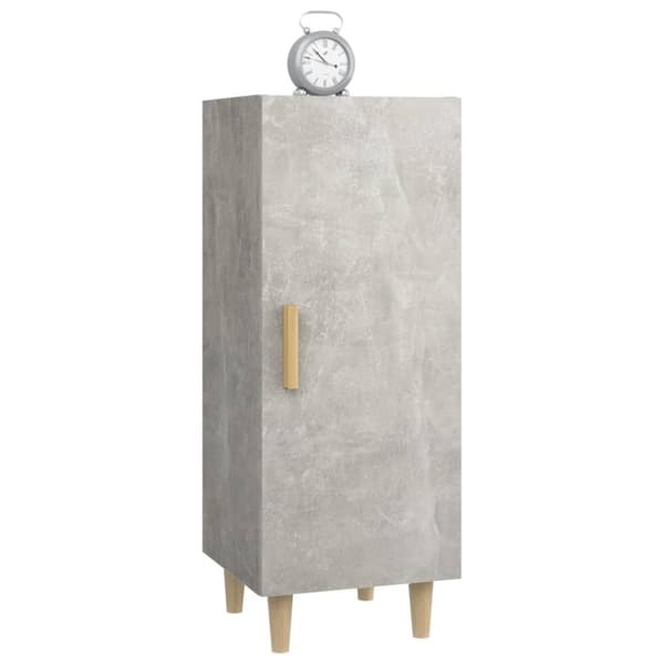 Skänk betonggrå 34,5x34x90 cm konstruerat trä