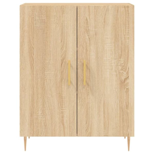 skænk 69,5x34x90 cm konstrueret træ sonoma-eg