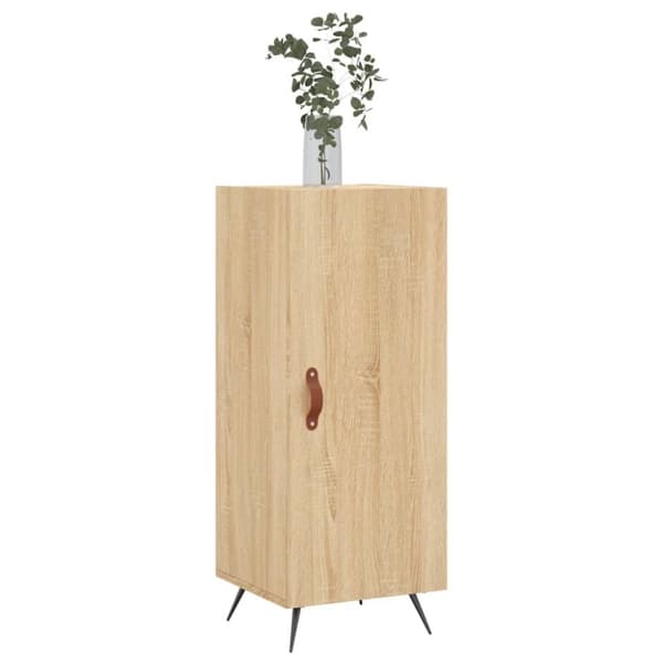 skænk 34,5x34x90 cm konstrueret træ sonoma-eg