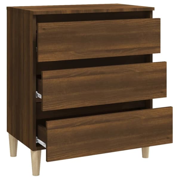 Senkki ruskea tammi 60x35x69 cm tekninen puu