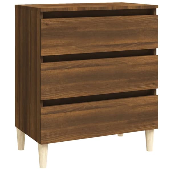 Senkki ruskea tammi 60x35x69 cm tekninen puu