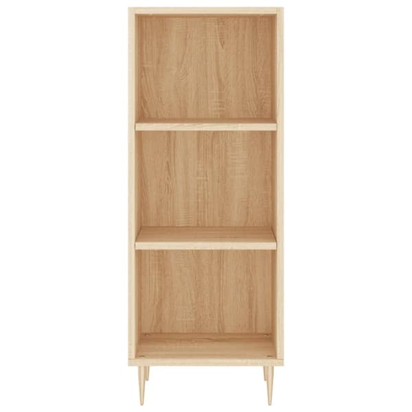 skænk 34,5x32,5x90 cm konstrueret træ sonoma-eg