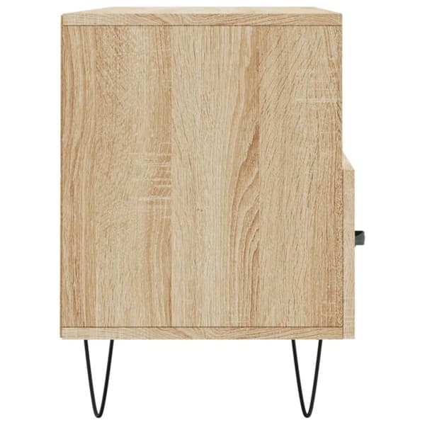 tv-bord 102x36x50 cm konstrueret træ sonoma-eg