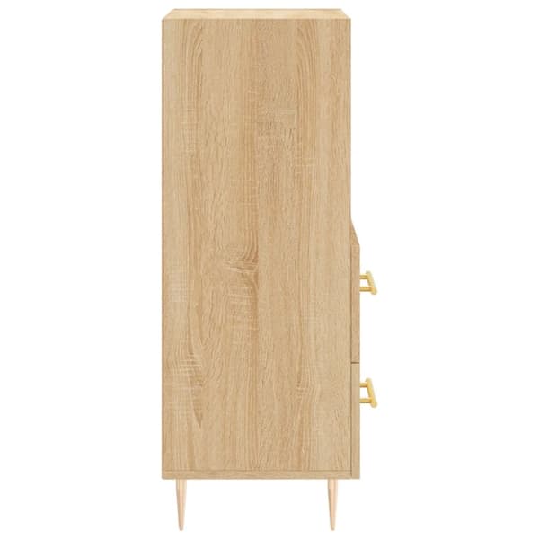 skænk 34,5x34x90 cm konstrueret træ sonoma-eg
