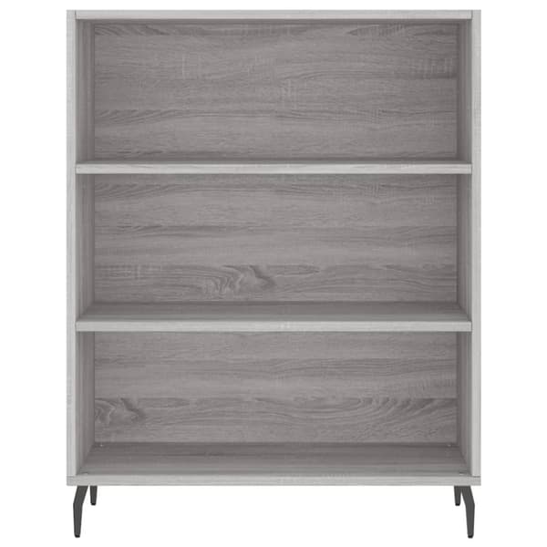 skab 69,5x32,5x90 cm konstrueret træ grå sonoma-eg