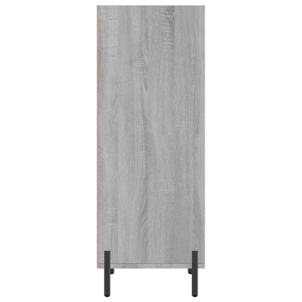 Senkki harmaa Sonoma 34,5x32,5x90 cm tekninen puu