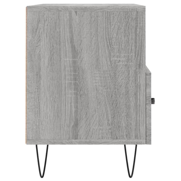TV-taso harmaa Sonoma 80x36x50 cm tekninen puu