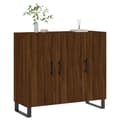 Pikkukuva 3 / 10: Senkki ruskea tammi 90x34x80 cm tekninen puu