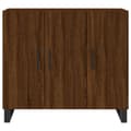 Pikkukuva 6 / 10: Senkki ruskea tammi 90x34x80 cm tekninen puu