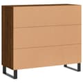 Pikkukuva 8 / 10: Senkki ruskea tammi 90x34x80 cm tekninen puu