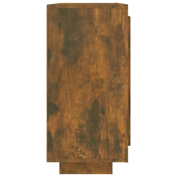 skænk 92x35x75 cm konstrueret træ røget egetræsfarve