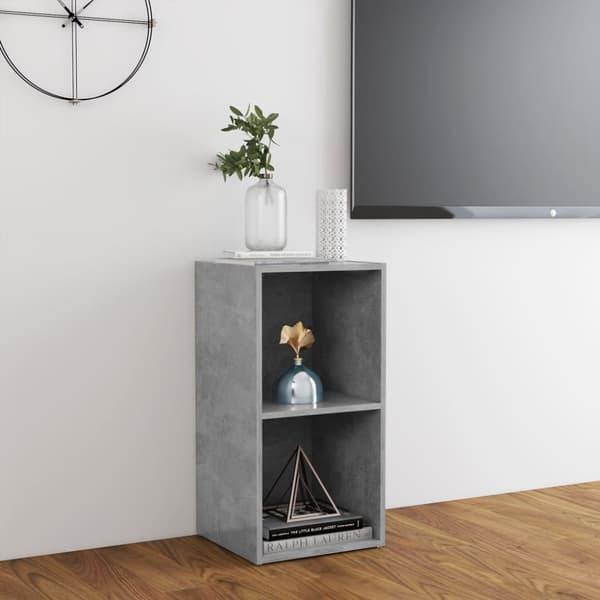 tv-skab 72x35x36,5 cm konstrueret træ betongrå