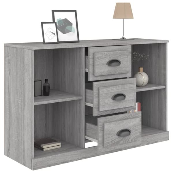 Senkki harmaa Sonoma 104,5x35,5x67,5 cm tekninen puu
