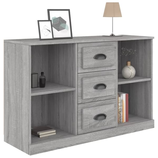 Senkki harmaa Sonoma 104,5x35,5x67,5 cm tekninen puu