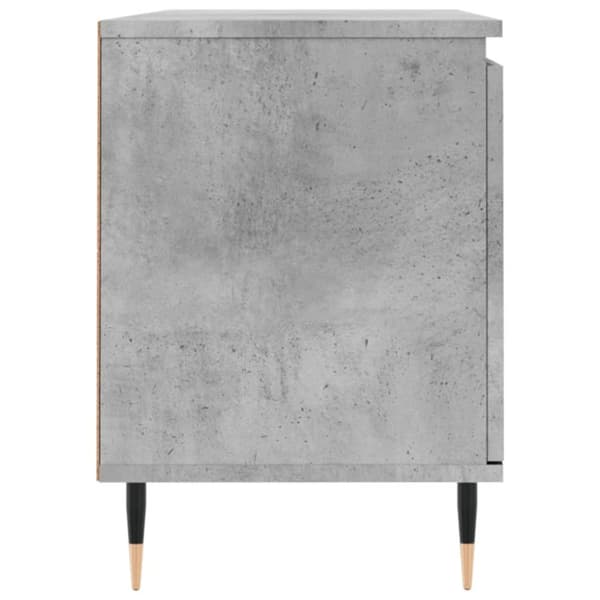 Tv-bänk betonggrå 104x35x50 cm konstruerat trä