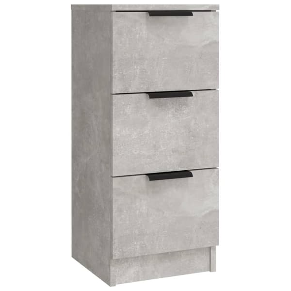 Senkit 3 kpl betoninharmaa tekninen puu