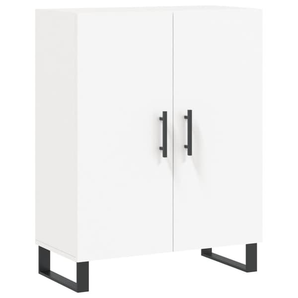 højskab 69,5x34x180 cm konstrueret træ hvid