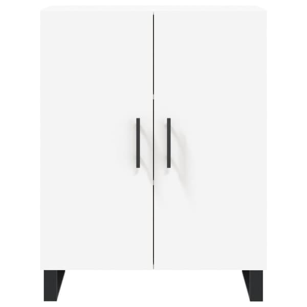 højskab 69,5x34x180 cm konstrueret træ hvid
