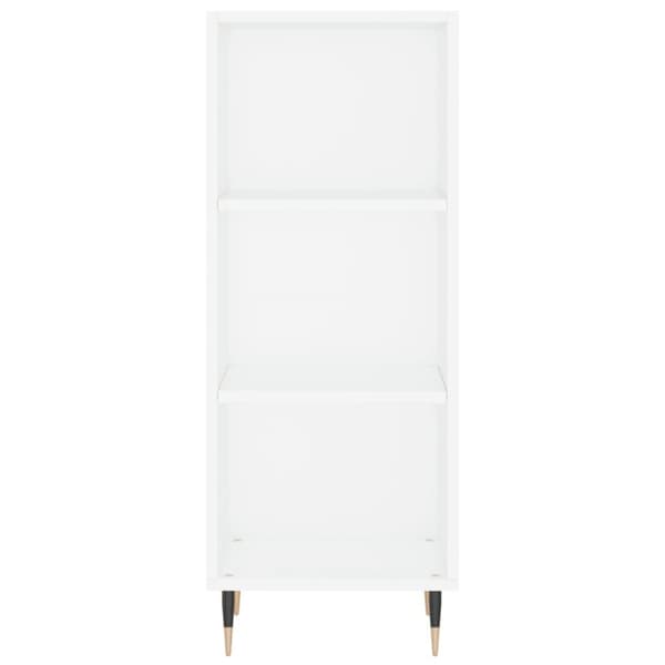 skab 34,5x34x180 cm konstrueret træ hvid