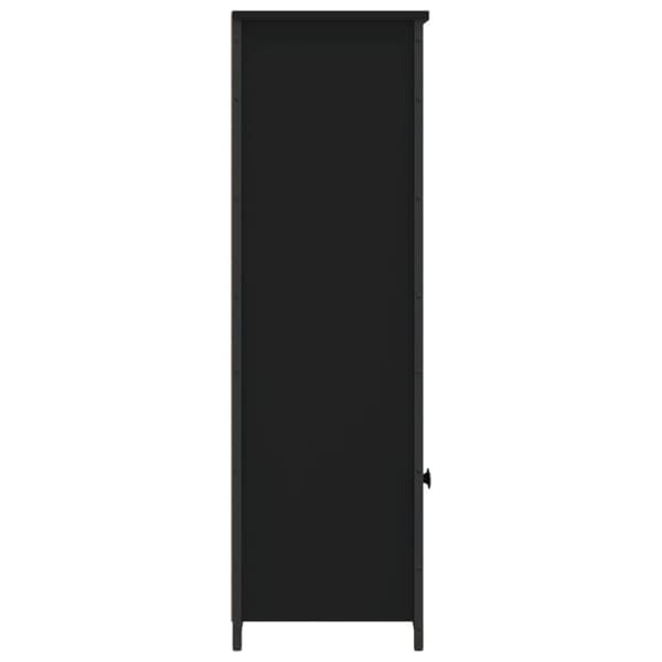 Kaappi musta 62x32x103,5 cm tekninen puu