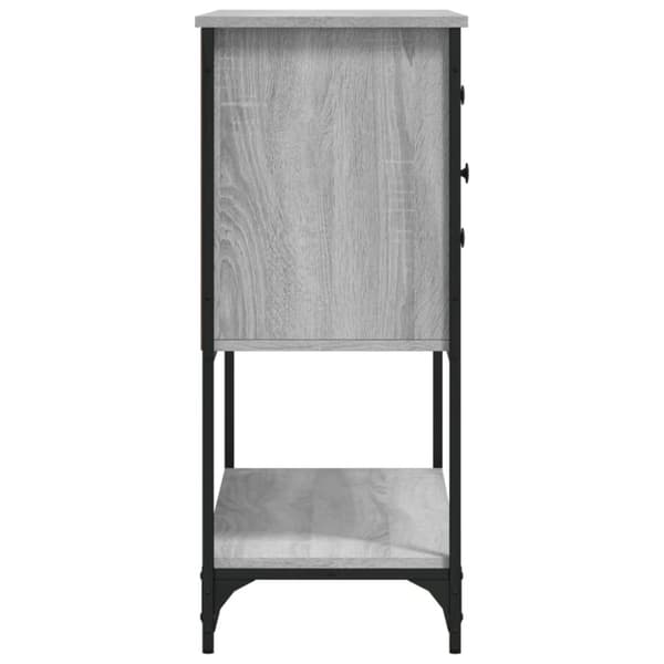 skænk 100x36x85 cm konstrueret træ grå sonoma-eg