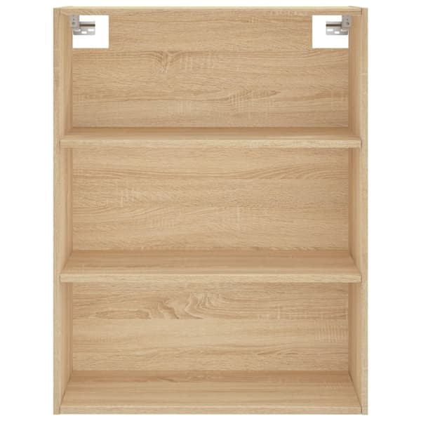 højskab 69,5x34x180 cm konstrueret træ sonoma-eg