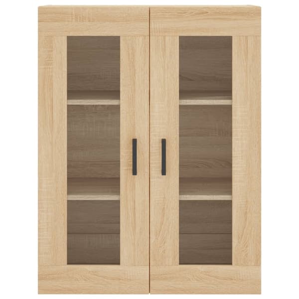 højskab 69,5x34x180 cm konstrueret træ sonoma-eg