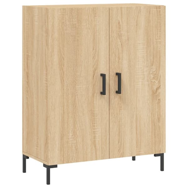 højskab 69,5x34x180 cm konstrueret træ sonoma-eg