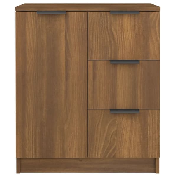 Senkit 2 kpl ruskea tammi 60x30x70 cm tekninen puu