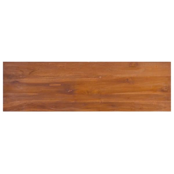 tv-bord 100x30x40 cm massivt teaktræ