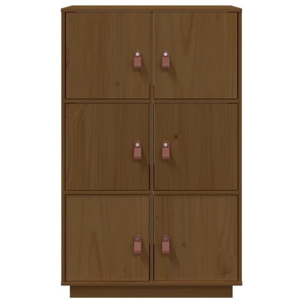 Kaappi hunajanruskea 67x40x108,5 cm täysi mänty