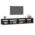 Miniatyrbild 6 av 10: Tv-bänk med LED-belysning svart 270x35x40 cm