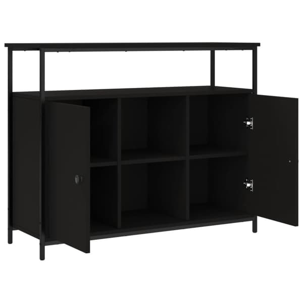 Senkki musta 100x35x80 cm tekninen puu