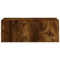Pikkukuva 9 / 10: TV-seinäkaappi LED-valoilla savutammi 80x35x31 cm