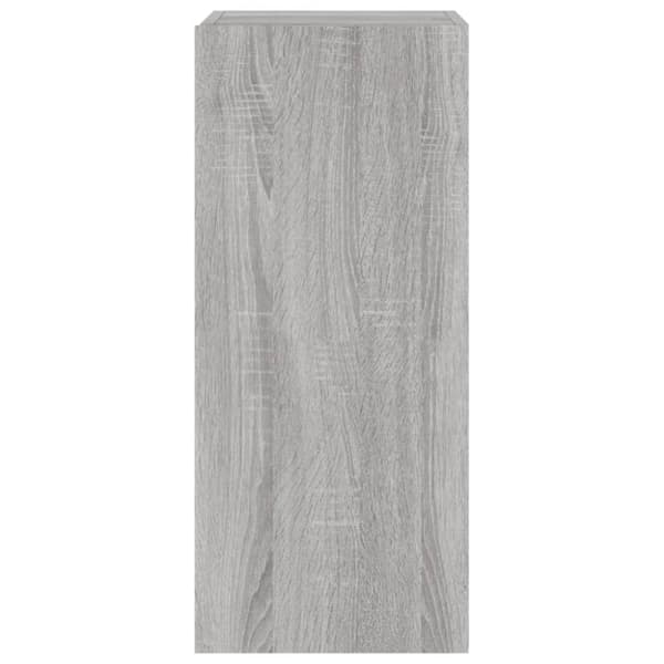 Väggmonterad tv-bänk LED grå sonoma 30,5x35x70 cm