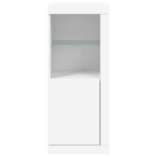 Senkki LED-valoilla valkoinen 41x37x100 cm