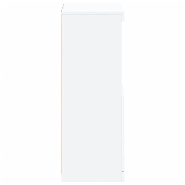 Senkki LED-valoilla valkoinen 41x37x100 cm