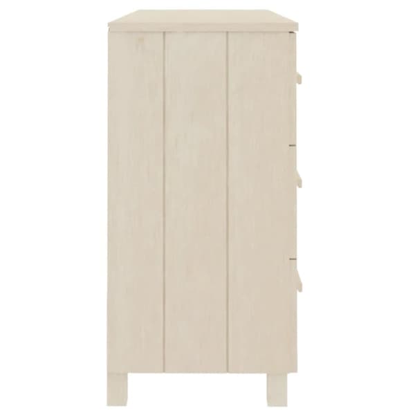 skænk HAMAR 113x40x80 cm fyrretræ honningbrun